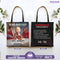 Personalized Superhero Baby Tote Bag – Baby Iron Man Design with Custom Name, Photo & Message